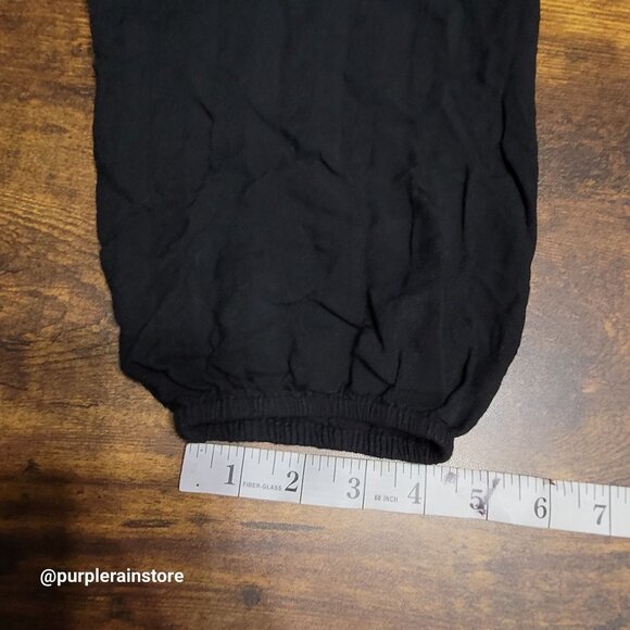 J Jill Floral Peasant Top L Gauzy Stretch Whimsy Ethereal Dark Coquette Boho - Picture 11 of 12